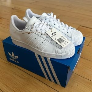 Adidas Superstar, white, US4.5M/6W